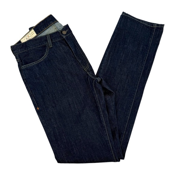 Imogene + Willie Imogene Slim Straight Indigo Dark Wash Denim Jean Size 31 Tall - Picture 1 of 12